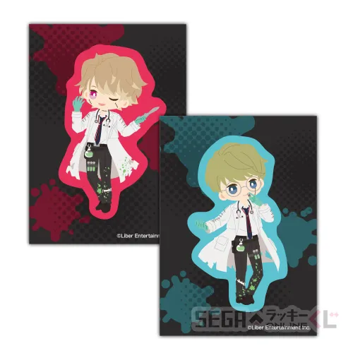 H賞-3 デフォルメステッカーセット 茅ヶ崎 至・卯木 千景 [全長約7cm]