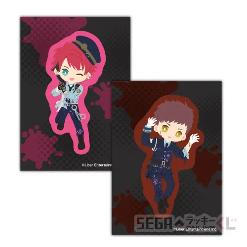 H賞-8 デフォルメステッカーセット 七尾 太一・伏見 臣 [全長約7cm]