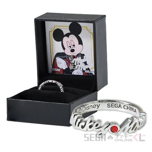 B賞-1 リング ミッキーマウス [リング:11号、カード:全長約4cm]