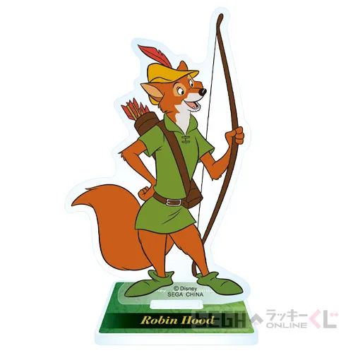 D賞-5 アクリルスタンド ロビン・フッド [全長約7~9.5cm]