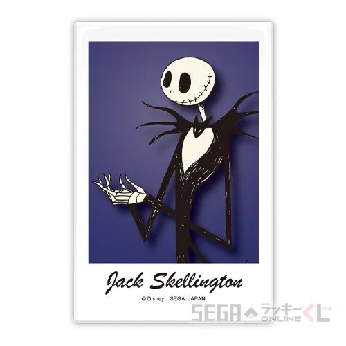 E賞-11 缶バッジ ジャック・スケリントン [全長約8cm]