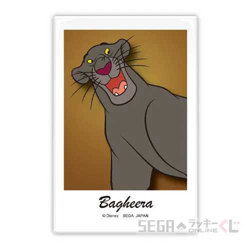 E賞-12 缶バッジ バギーラ [全長約8cm]