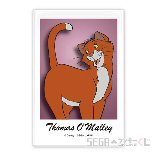 E賞-13 缶バッジ トーマス・オマリー [全長約8cm]