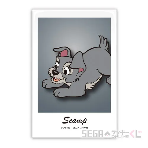 E賞-15 缶バッジ スキャンプ [全長約8cm]