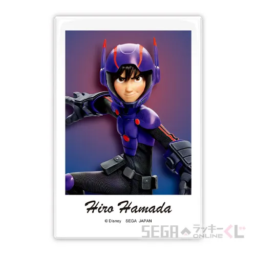 E賞-17 缶バッジ ヒロ・ハマダ [全長約8cm]