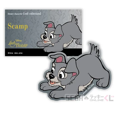 F賞-17 ステッカーセット スキャンプ [全長約7.5~9cm]