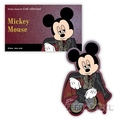 F賞-1 ステッカーセット ミッキーマウス [全長約7.5~9cm]