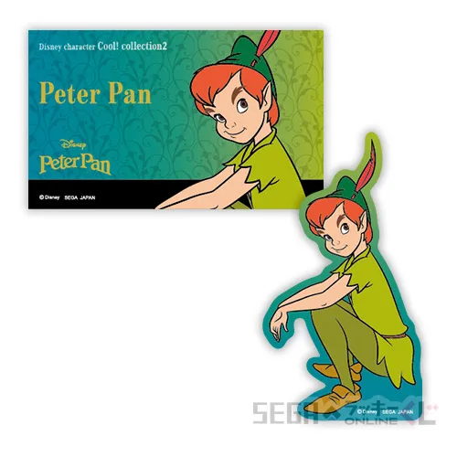 F賞-5 ステッカーセット ピーター・パン [全長約7.5~9cm]