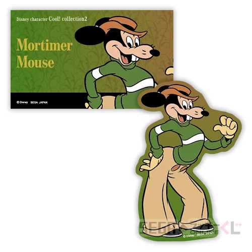 F賞-9 ステッカーセット モーティマー・マウス [全長約7.5~9cm]