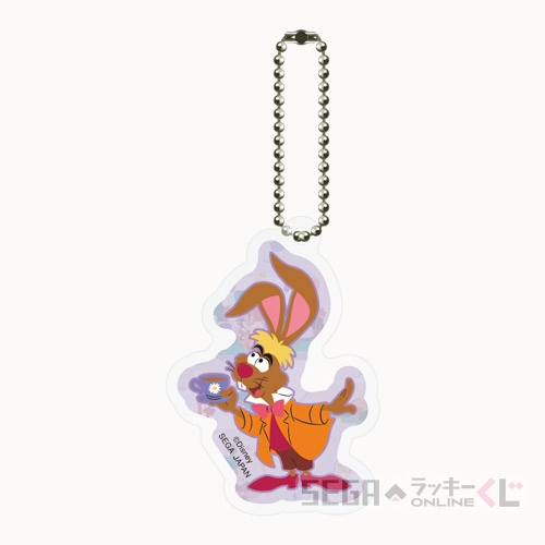 E賞-6 アクリルチャーム 3月うさぎ 全長約5cm