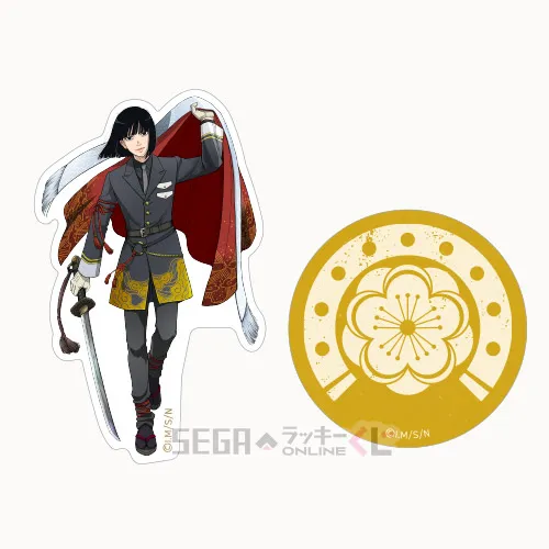 F賞-3 ステッカーセット 阿佐馬 芳経 A 全長約3.5~8cm