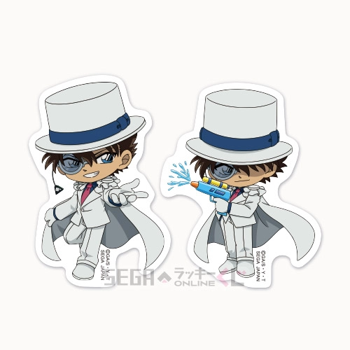 F賞-12 ステッカーセット 怪盗キッド 全長約5.5~7cm