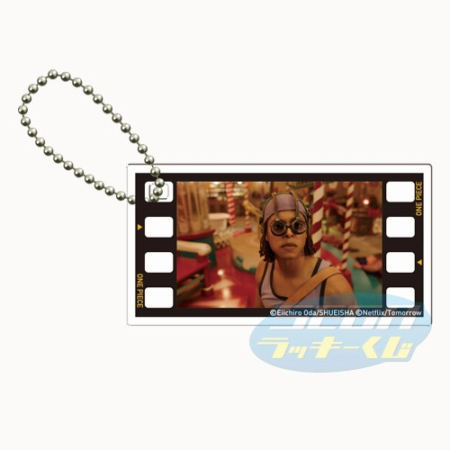 E賞-4 フィルム風アクリルキーチェーン デザインD 全長約6.8cm