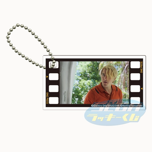 E賞-5 フィルム風アクリルキーチェーン デザインE 全長約6.8cm