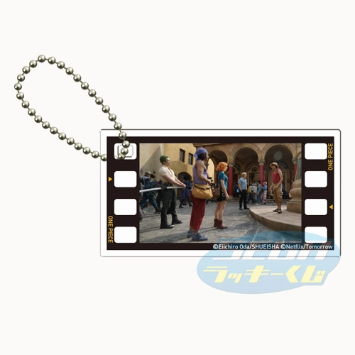 E賞-6 フィルム風アクリルキーチェーン デザインF 全長約6.8cm