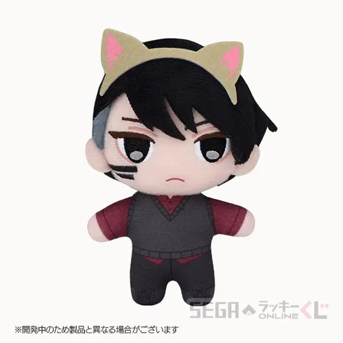 C賞-2 ぬいぐるみマスコット 無陀野無人 全長約11cm