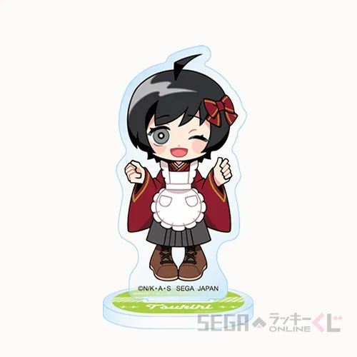 E賞-9 ミニアクリルスタンド 阿良々木月火 全長約6.5cm