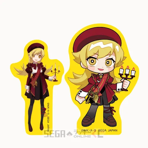 F賞-2 ステッカーセット 忍野忍 全長約7cm