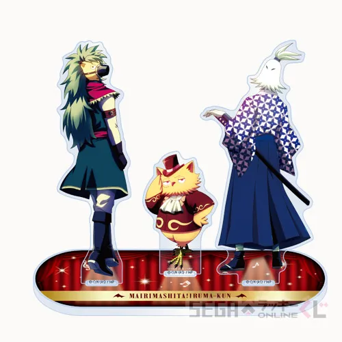C賞-10 アクリルスタンド カイム・カムイ/ガープ・ゴエモン/アロケル・シュナイダー 全長約9～15cm