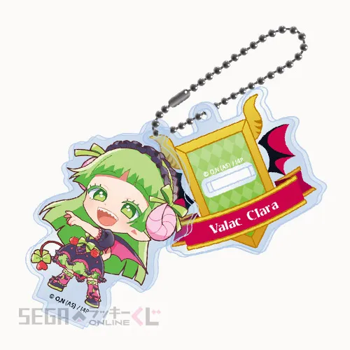 D賞-3 アクリルキーホルダー ウァラク・クララ 全長約4.5～7cm