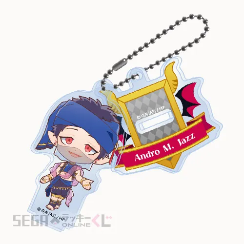 D賞-6 アクリルキーホルダー アンドロ・M・ジャズ 全長約4.5～7cm