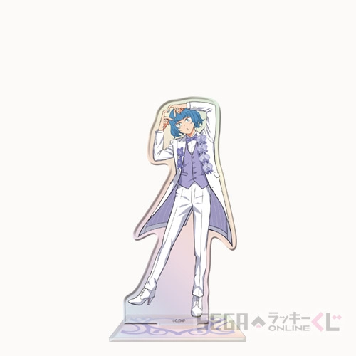 B賞-7 オーロラアクリルスタンド ミオ 全長約11~15.5cm