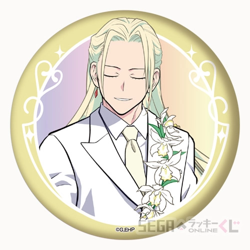 F賞-9 オーロラ缶バッジ シン A 全長約7.5cm