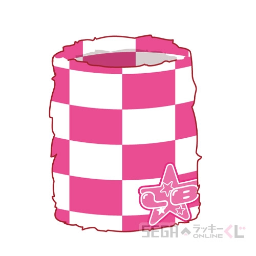 B賞-1 オシャレにきめるよ！リストバンド ラブ [全長約8×8cm]