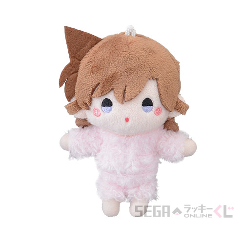 D賞-2 ぽわぽわ ぬいぐるみマスコット 毛利蘭 [約11×6cm]