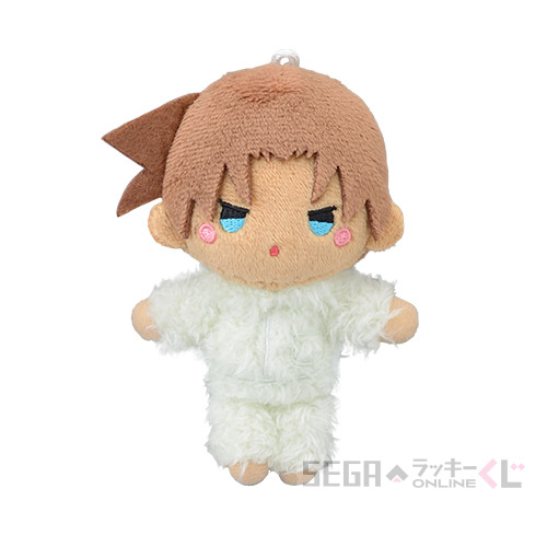 D賞-4 ぽわぽわ ぬいぐるみマスコット 服部平次 [約11×6cm]