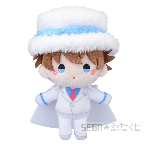 D賞-7 ぽわぽわ ぬいぐるみマスコット 怪盗キッド [約11×6cm]