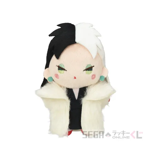 D賞-4 ぽわぽわ ぬいぐるみマスコット〈クルエラ〉 [約11cm]
