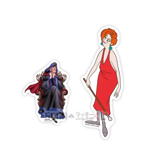 F賞-15 ステッカーセット〈デザインO〉 [約5~11.5×4~7.5cm]