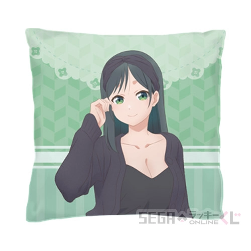B賞-1 クッション 甘神夜重 [約W30cm×H30cm]