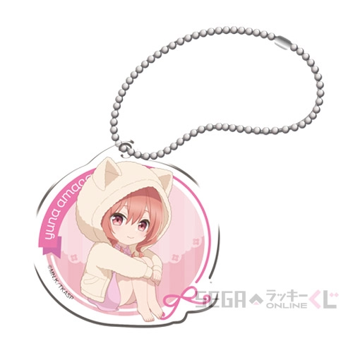 D賞-5 アクリルキーホルダー 甘神夕奈 デザインB [約W5.5cm×H5.5cm内]