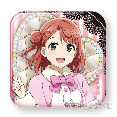 D賞-2 スクエア缶バッジ アソート2 [約W5.8×H5.8cm]