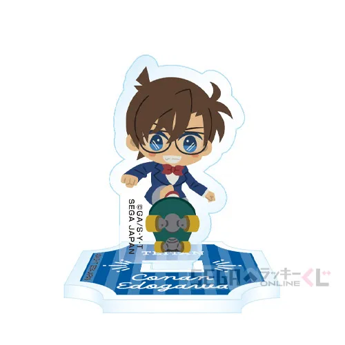 F賞-1 アクリルスタンド 江戸川コナン [約3-4.5×1.5-3cm]