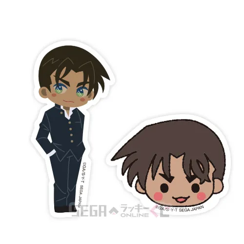 G賞-14 ステッカーセット 服部平次 [約3.5-7×2.5-5cm]
