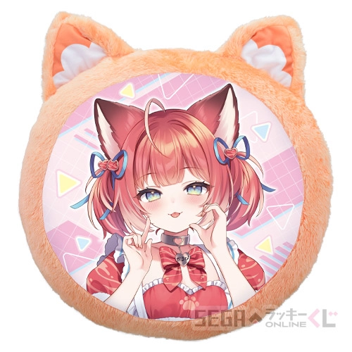 A賞-1 耳付きクッション [約38×38cm]