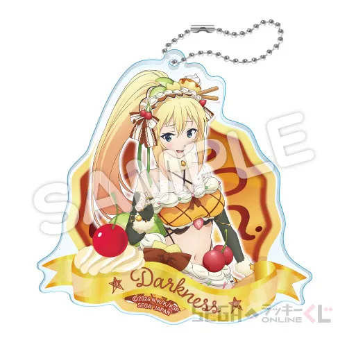 D賞-7 アクリルキーホルダー ダクネス B [約10×10cm]