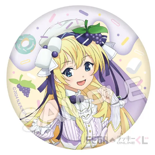 E賞-4 BIG缶バッジ アイリス A [約7.5cm]