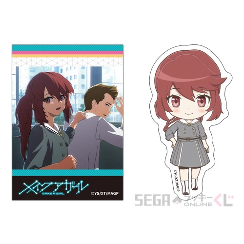 F賞-10 ステッカーセット デザインJ [約W5cm×H7cm/約W3.8cm×H7cm内]