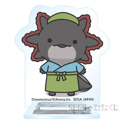 E賞-2 アクリルスタンド ブラック 和菓子屋さん [約4×5cm]