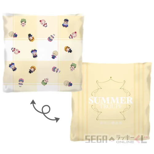 A賞-2 クッション 夏組 [約W40cm×H40cm]