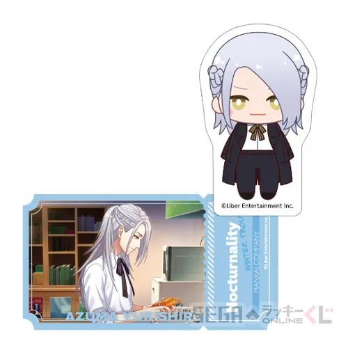 F賞-11 ステッカーセット 雪白 東 [ダイカットデザイン:約W4cm×H5.3cm以内 チケットデザイン:約W7cm×H3.7cm]