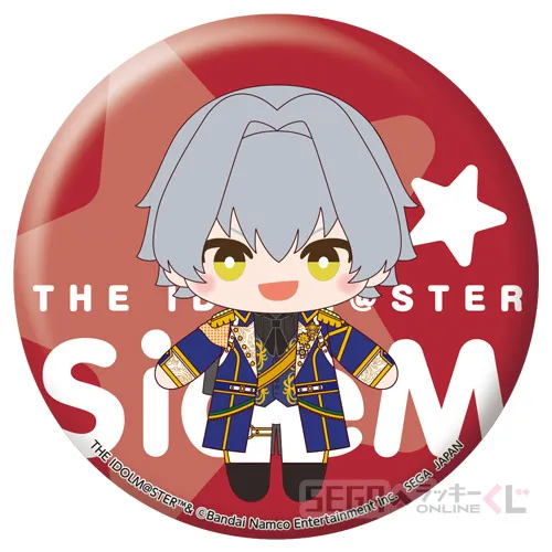 F賞-11 缶バッジ 牙崎 漣 [約7.5cm]