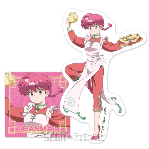 F賞-2 ステッカーセット らんま [約4~8.5×4~5cm]