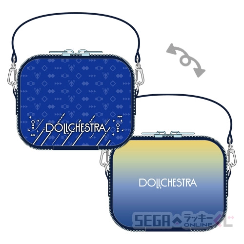 C賞-4 マルチポーチ DOLLCHESTRA [約W14×H11×D6cm]