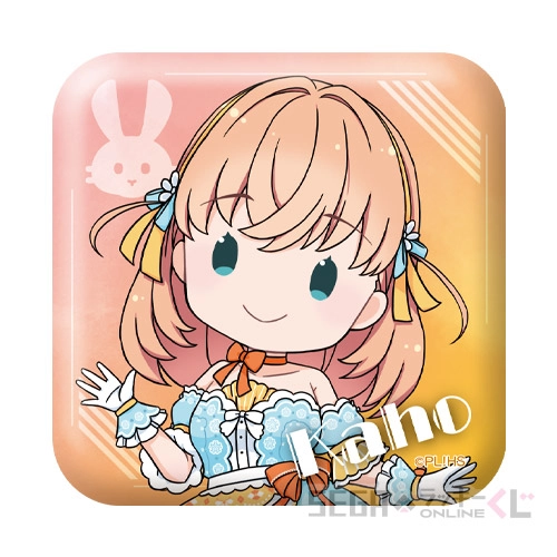 F賞-3 スクエア缶バッジ 日野下 花帆 [約W5×H5cm]
