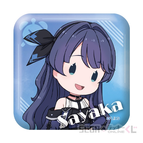 F賞-4 スクエア缶バッジ 村野 さやか [約W5×H5cm]